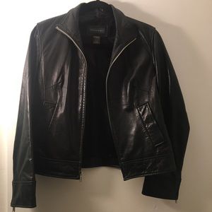 Banana Republic Black Leather Jacket